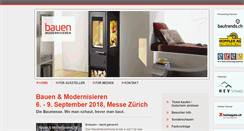 Desktop Screenshot of bauen-modernisieren.ch
